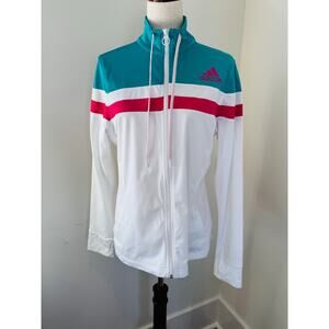 Adidas Women’s Zip Front Jacket Retro Inspired Size M